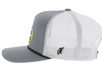 Hooey - Cactus Ropes Grey/White 5-Panel Trucker