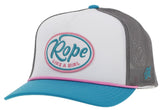 Hooey Rope Like A Girl - White/Pink/Turquoise