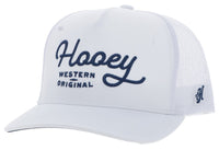 Hooey - OG Hooey Hat White w/Navy Stitching