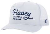 Hooey - OG Hooey Hat White w/Navy Stitching