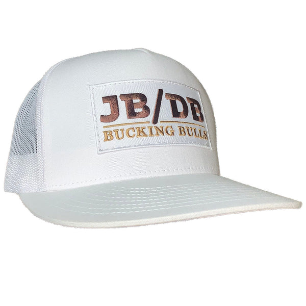 Dale Brisby - JB/DB Bucking Bulls White Mesh Cap