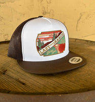 Lazy J Ranch Wear Cap - White & Brown Show Time