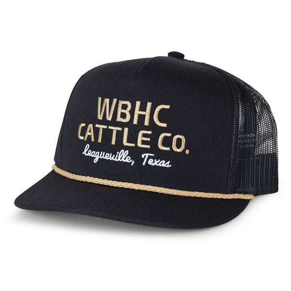 Whiskey Bent Hat Co - Black Gold Cap