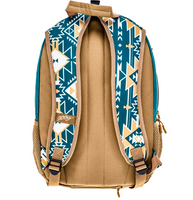 Hooey Rockstar Backpack Teal/White Aztec