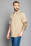 Kimes Ranch - Chute Mini Check Dress Shirt (Brown)