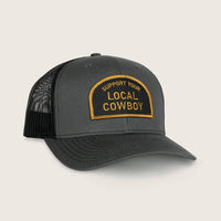 Cowboy Cool Cap -  Support Your Local Cowboy (Charcoal)
