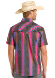 Rock and Roll - Tek Ripstop Stripe Short Sleeve Shirt (BMB3S08684)