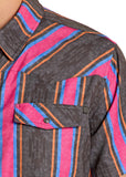 Rock and Roll - Tek Ripstop Stripe Short Sleeve Shirt (BMB3S08684)