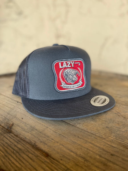Lazy J Ranch Wear Cap - Charcoal America's Best