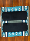 Ortho Equine Saddle Blanket - Pheonix Turquoise & Grey