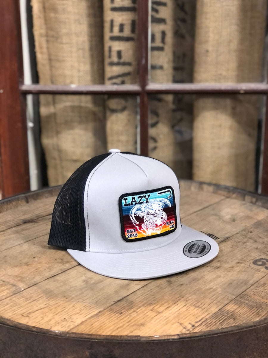 Lazy J Ranch Wear Cap - Silver Serape Elevation – The Cowboy's Closet