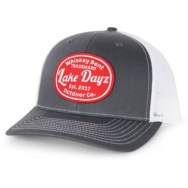Whiskey Bent Hat Co Cap - Lake Dayz Grey/White Mesh