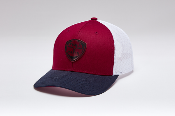 Kimes Ranch Cap - Leather Point - Red