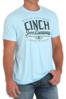 Cinch Mens Tee - Light Blue