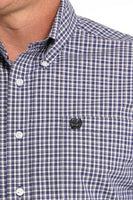 Cinch Men's Western Shirt - Purple Check (MTW1105851)