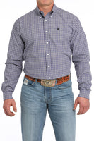 Cinch Men's Western Shirt - Purple Check (MTW1105851)