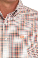 Cinch Men's Western Shirt - White Multi Check (MTW1105874)