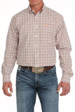 Cinch Men's Western Shirt - White Multi Check (MTW1105874)
