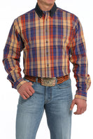 Cinch Men's Western Shirt - Multicolour Plaid (MTW1242003)