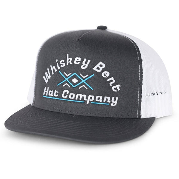 Whiskey Bent Hat Co - Navajo (Charcoal/White)