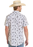 Rock and Roll - Novelty Ropin Short Sleeve Shirt (BMN3S08302)