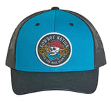 Rock & Roll Denim Co Cap - Teal & Black
