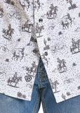 Rock and Roll - Novelty Ropin Short Sleeve Shirt (BMN3S08302)