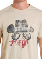 Dale Brisby Tee - Cream Pow Pow Graphic (BU21T07452)