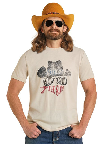 Dale Brisby Tee - Cream Pow Pow Graphic (BU21T07452)