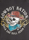 Rock & Roll - Skull Graphic Hoodie (BU94T07447)