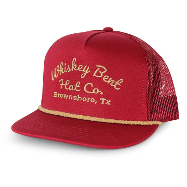 Whiskey Bent Hat Co - Sale Barn Cap (Maroon)