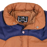 Whiskey Bent Puffer Jacket - Spearman (Tan/Navy)
