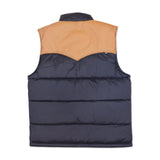 Whiskey Bent Puffer Vest - Spearman (Black/Tan)