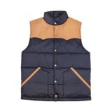 Whiskey Bent Puffer Vest - Spearman (Black/Tan)