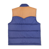 Whiskey Bent Puffer Vest - Spearman (Navy/Tan)