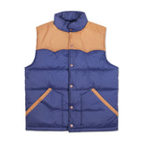 Whiskey Bent Puffer Vest - Spearman (Navy/Tan)
