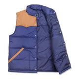 Whiskey Bent Puffer Vest - Spearman (Navy/Tan)