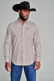 Kimes Ranch - Men's Long Sleeved Shirt Taos Sand