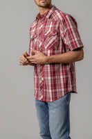 Kimes Ranch - Wabasa Short Sleeve Dress Shirt (Red)