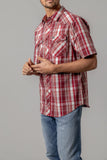 Kimes Ranch - Wabasa Short Sleeve Dress Shirt (Red)