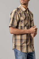 Kimes Ranch - Wabasa Short Sleeve Dress Shirt (Gold)