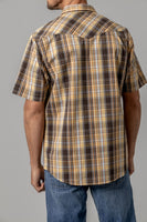 Kimes Ranch - Wabasa Short Sleeve Dress Shirt (Gold)