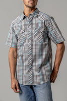 Kimes Ranch - Wabasa Short Sleeve Dress Shirt (Grey)