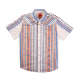 Sendero Provisions Co - Serape Pearl Snap Short Sleeve Shirt (Indigo)