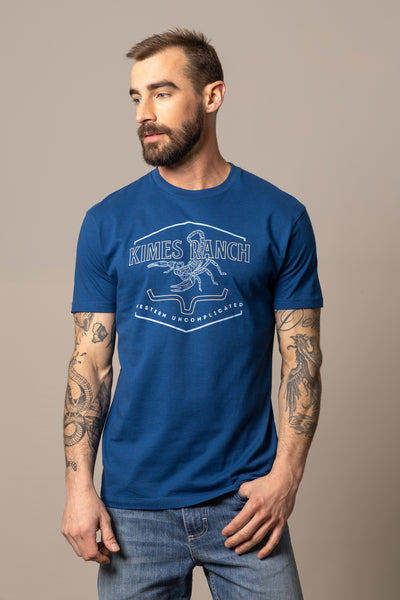 Kimes Ranch Tee - Sting (Marine Blue)