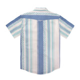 Sendero Provisions Co - Serape Pearl Snap Short Sleeve Shirt (Teal)