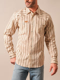 Kimes Ranch - Men's Long Sleeved Shirt ZT Solano (Natural)