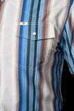Ferrell - Pearl Snap Short Sleeve Shirt (The Harrison Cream)