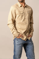 Kimes Ranch - Men's Long Sleeved Shirt Smalls (Tan)