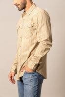 Kimes Ranch - Men's Long Sleeved Shirt Smalls (Tan)
